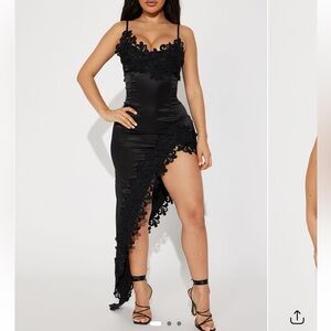 Shania Satin Maxi Dress from Fashion Nova